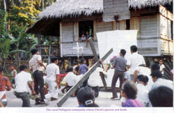 This rural Philippine community relives Christ's passion and death.