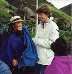 In Ecuador, Carolyn Beukeboom's long-term commitment as a Scarboro missioner allowed her to develop a bond with the people.