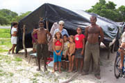 (Credit Luizinha of CPT) Members of a large group of displaced families whom Sr. Clarice Garvey has accompanied over the years in their struggle for land. Ceara, Brazil. 