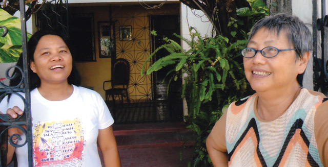 Anie with Lucie Lee, OLM who also accompanies the people of Northeastern Brazil.