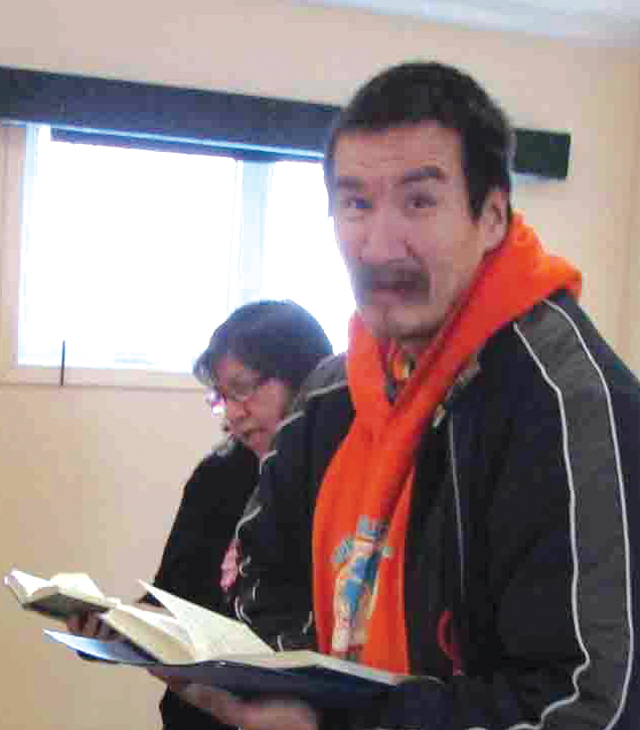 Jason, a welcoming and helpful parishioner. Keewatin-Le Pas Archdiocese.