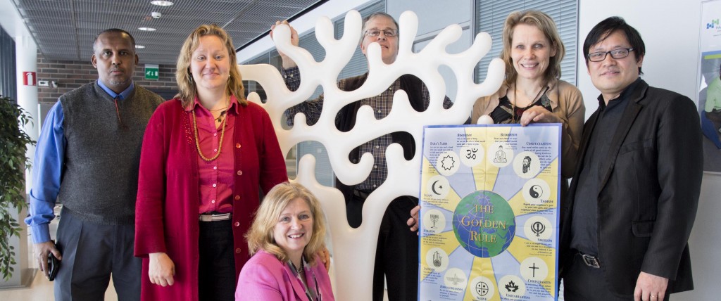 Representatives of various religions in Finland celebrate World Interfaith Harmony Week (2015)