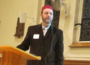 Imam Hamid Slimi delivering his presentation