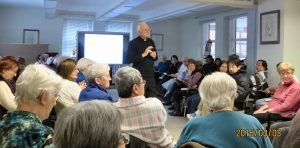 Fr. David Warren giving one of his numerous Scripture Series