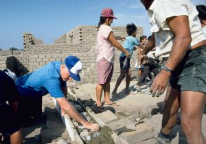 Scarboro lay missioner Gerry Heffernan served in Peru, helping the people to build their own homes.